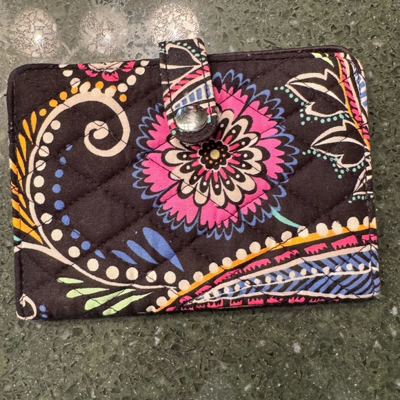 Vera Bradley Accessories - Vera Bradley Quilted Floral Snap Wallet